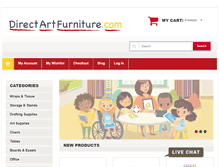 Tablet Screenshot of directartfurniture.com